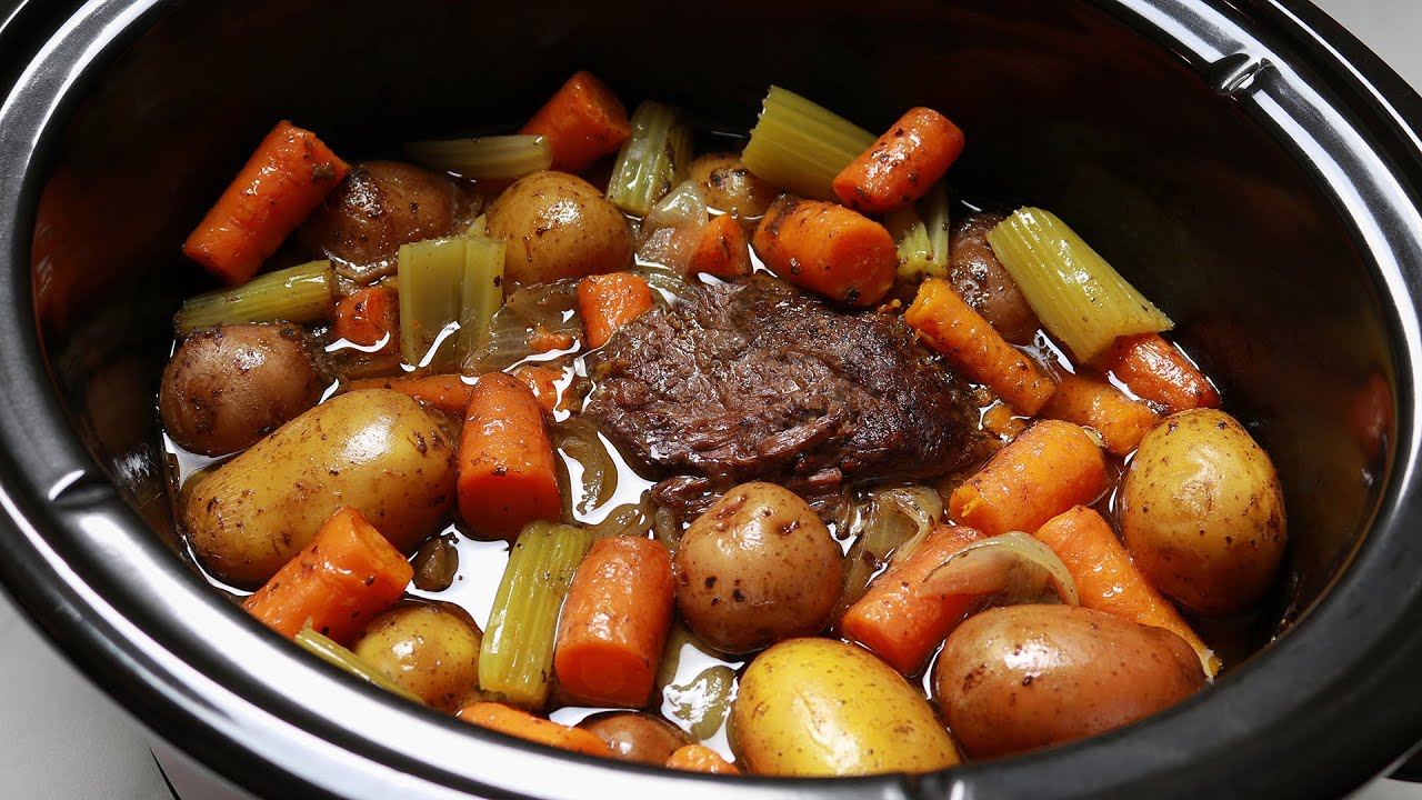 Crockpot Beef Pot Roast for Dinner
