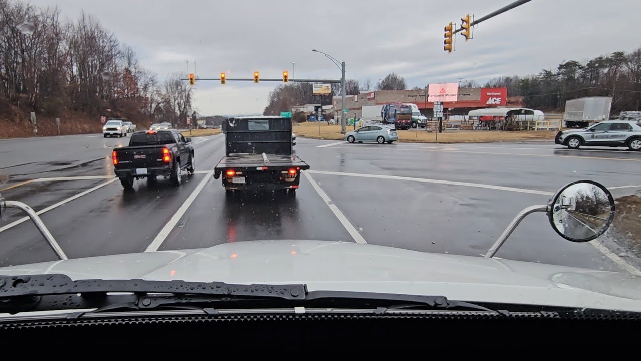 3/16/26, Full Driving Tour: Kernersville NC to Rocky Mount VA | Trucking POV & Highway Scenery (4K)