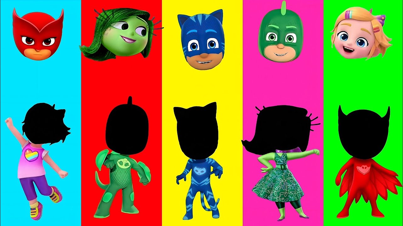 Wrong eyes👀 challenge DAME TU COSITA Pj Masks Funny Puzzle Wrong Heads