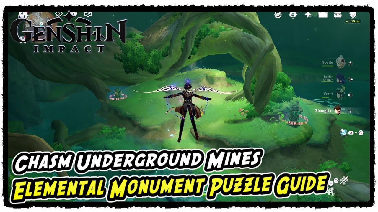The Chasm Underground Mines Elemental Monument Puzzle Guide Genshin Impact Shriveled Seed Location