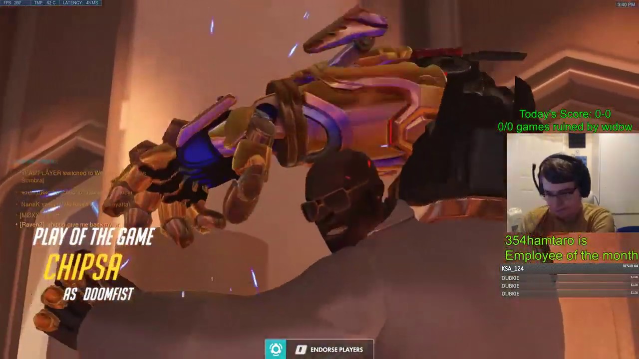 Overwatch Toxic Doomfist God Chipsa Predator Of Oasis