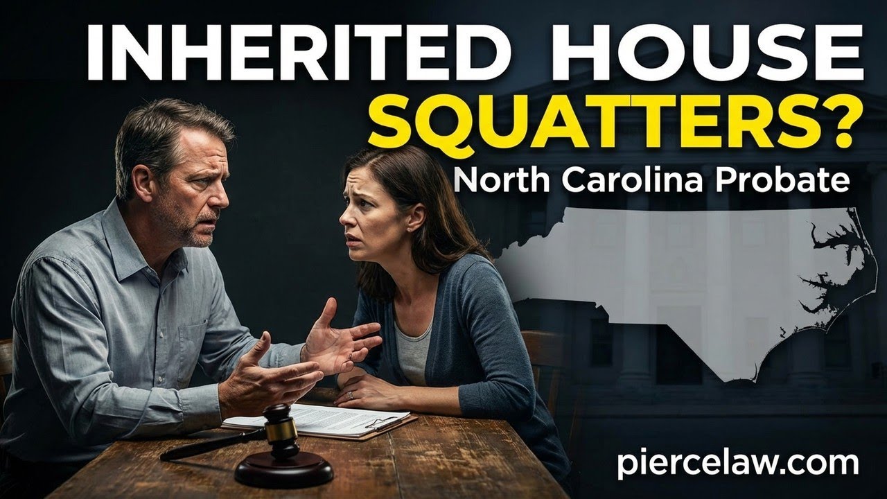 How does someone living in an inherited property affect selling it? | NC