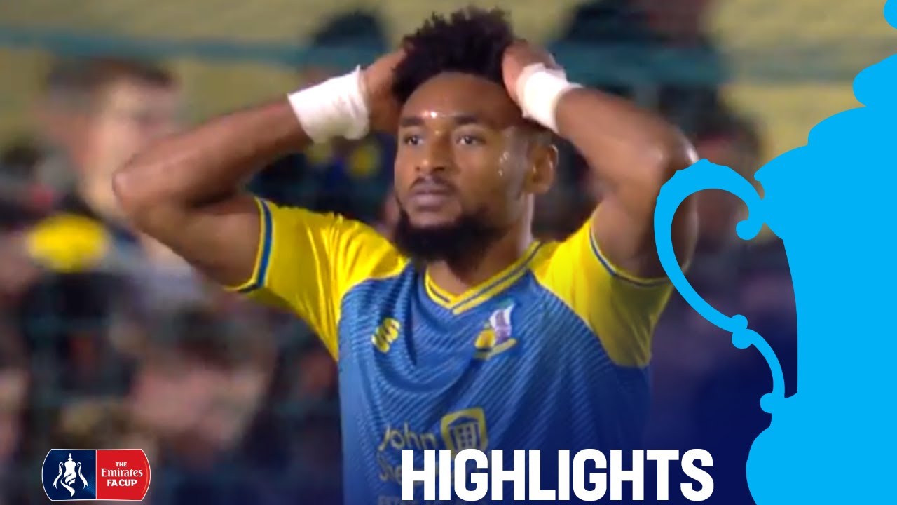 Unusual Offside Goal Ruled Out | Solihull Moors 0-0 Blackpool | Round 2 | Emirates FA Cup 2018/19