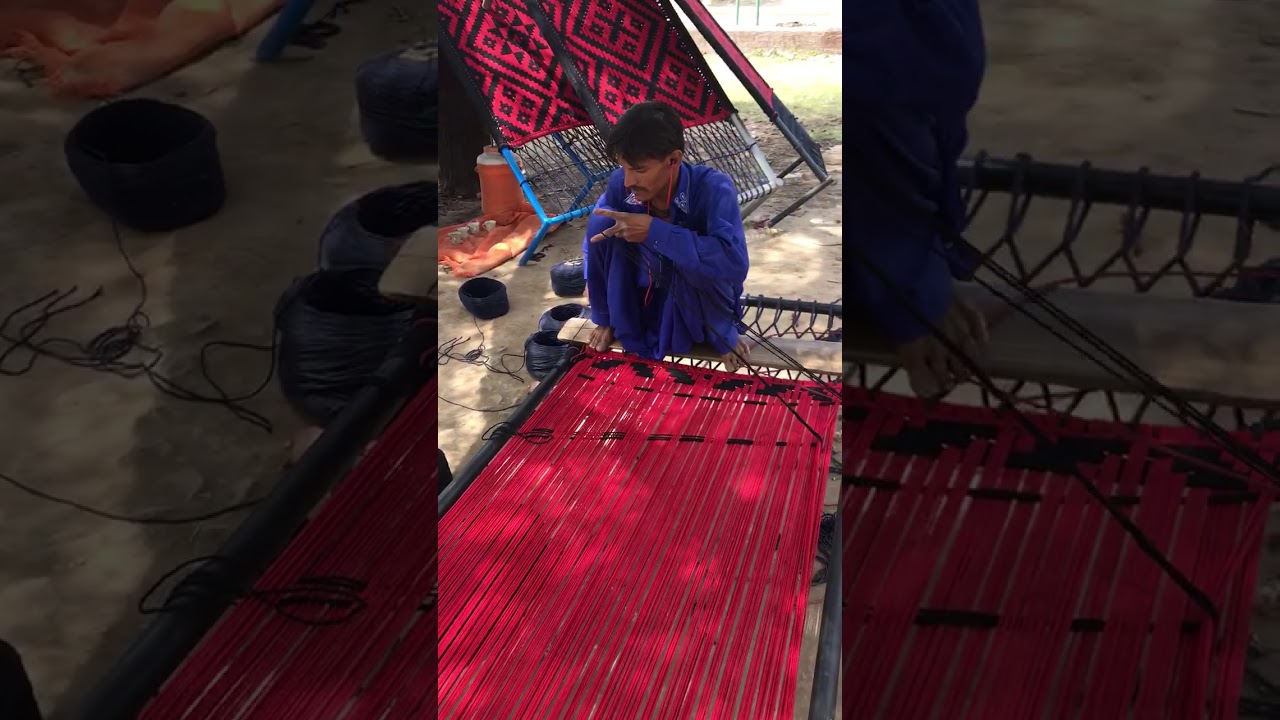 Manji Making - woven bed