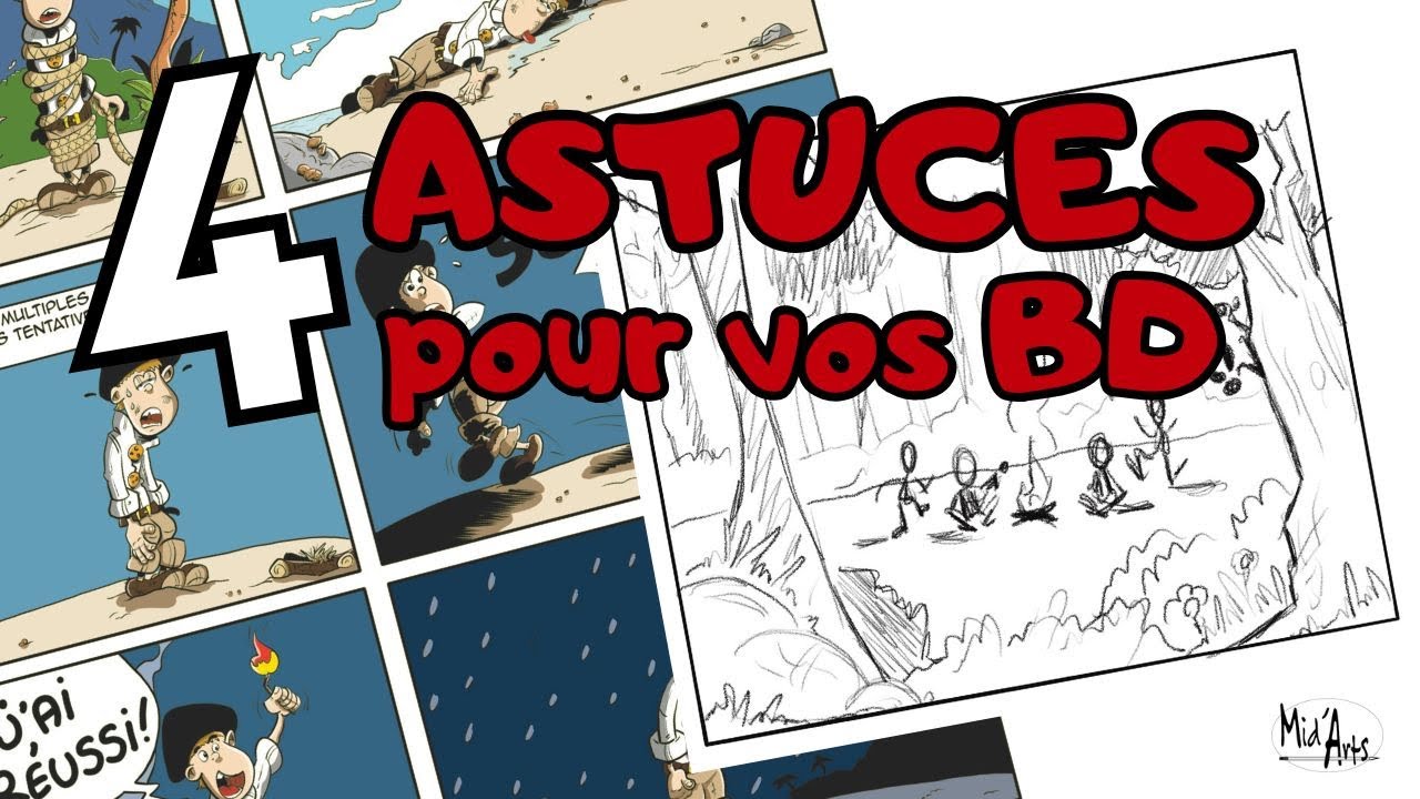 4  ASTUCES pour donner rapidement de la profondeur à vos cases de BD ou de manga (édition 2025)