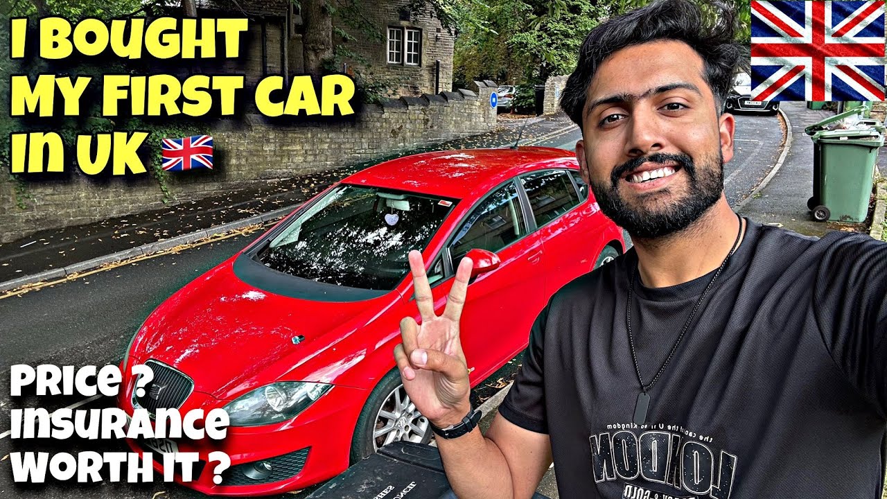 I bought my First Car In UK 🇬🇧 | Pakistani In UK 🇬🇧 #uk #firstcar #studentlife 