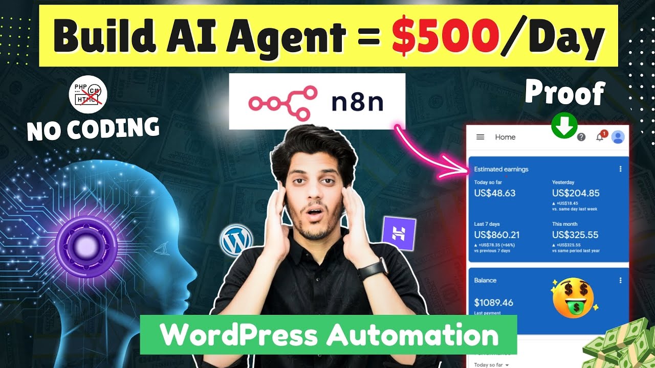 😱Build Your Own AI AGENT in 1 Click Using N8N Workflow | n8n Tutorial in Hindi