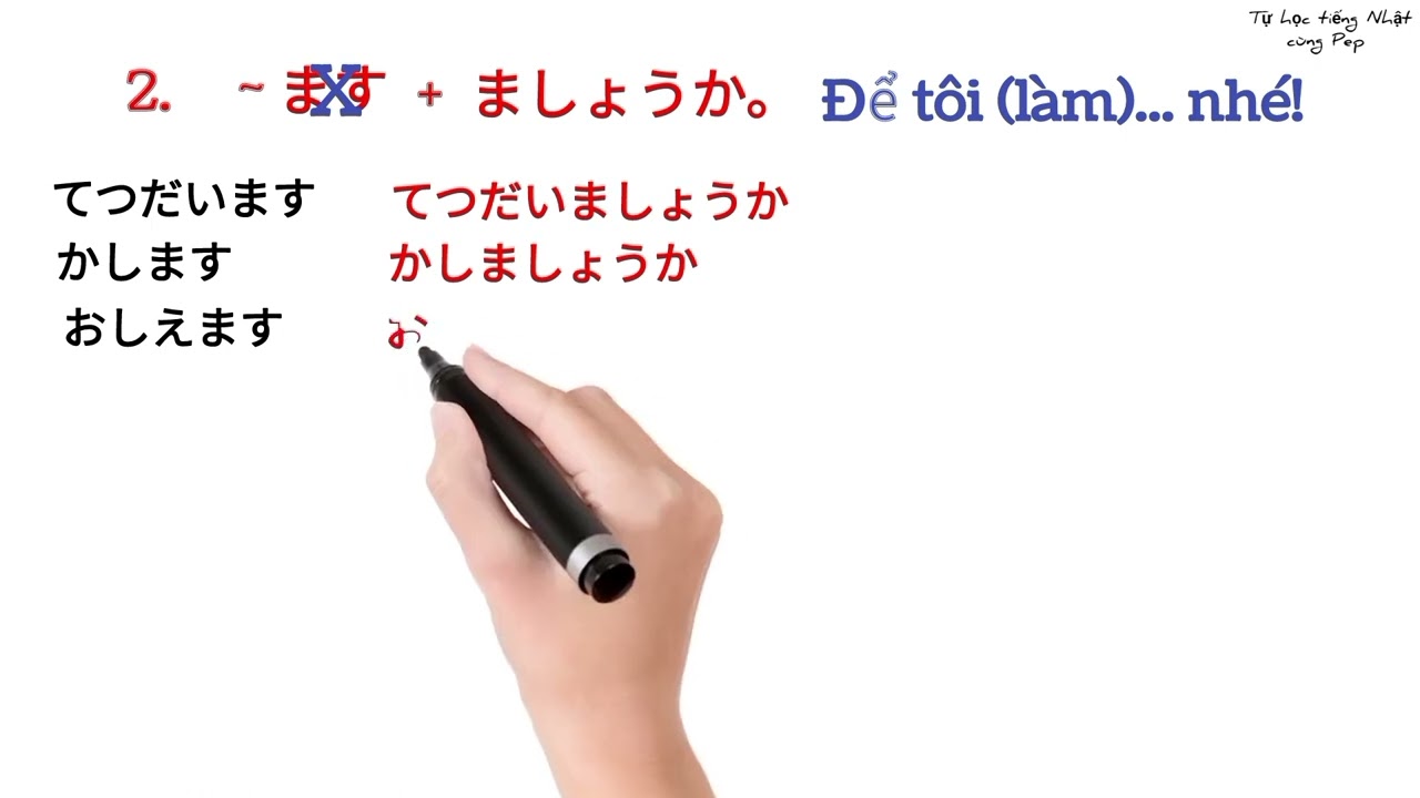 MINNA NO NIHONGO N5 ー VĂN PHẠM ( Bài 14 )