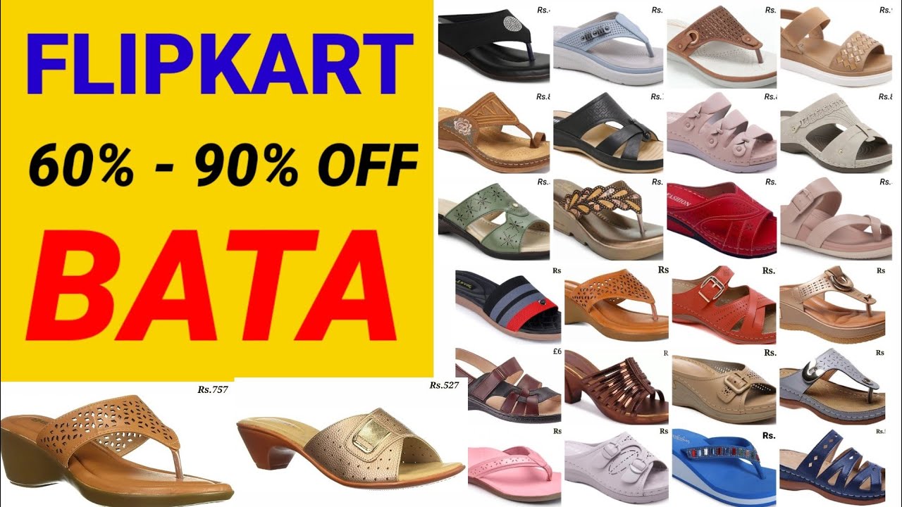 FLIPKART BATA 60% 90% скидка на женскую обувь Sandal Chappal, лучшие цены на дизайнерские туфли