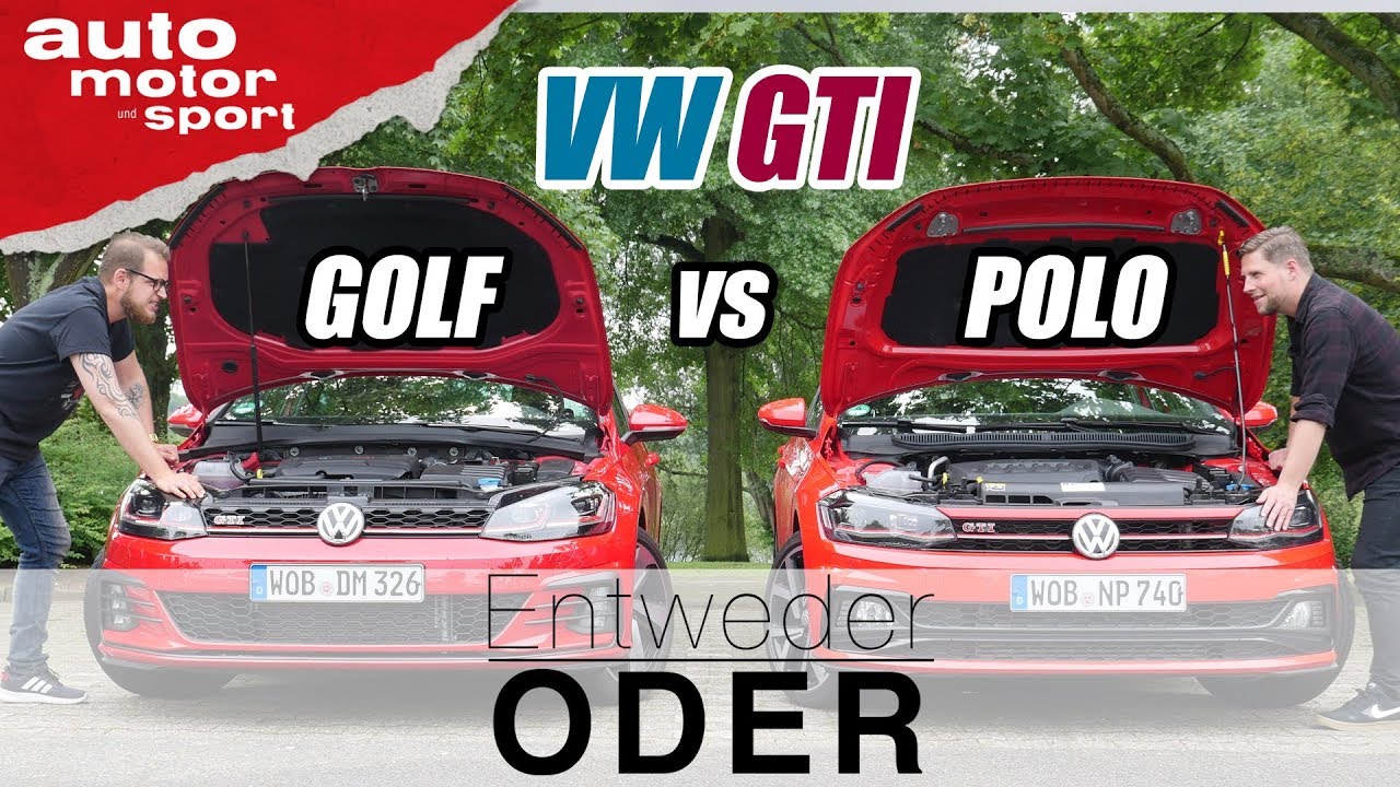 VW Golf GTI vs Polo GTI | Entweder ODER | (Vergleich/Review) auto motor und sport