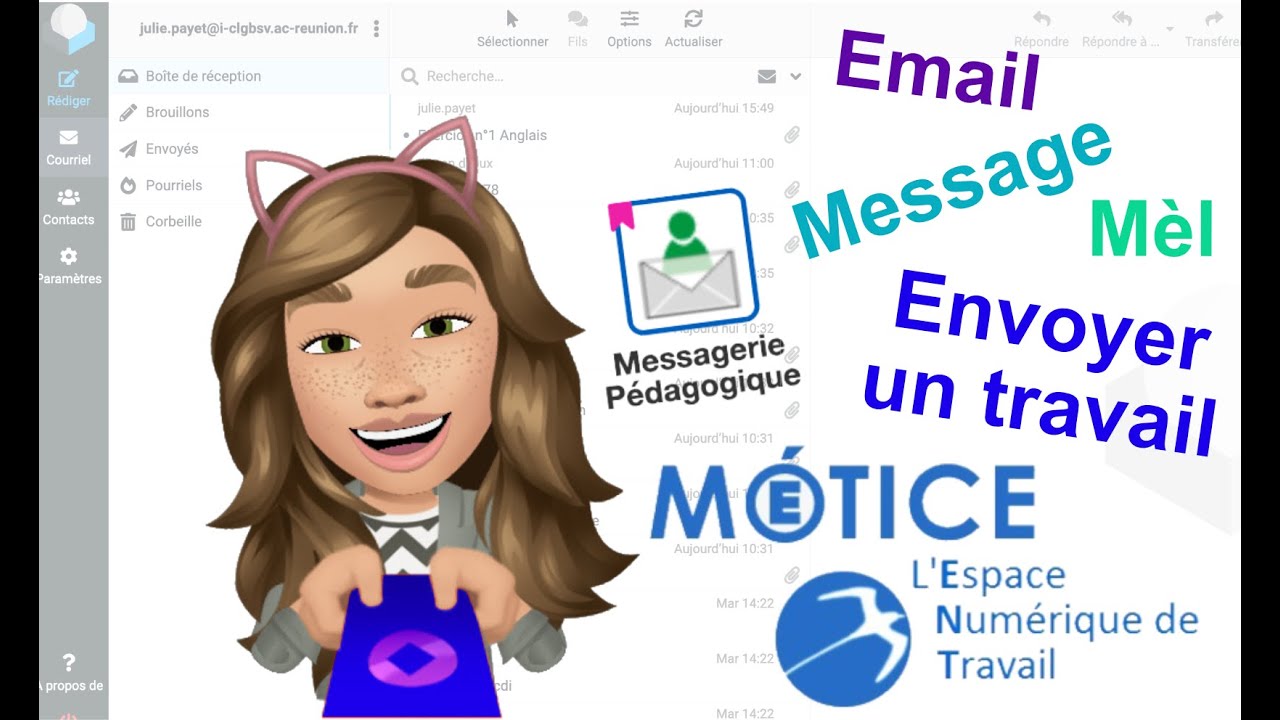 Envoyer et recevoir des emails avec la messagerie pédagogique