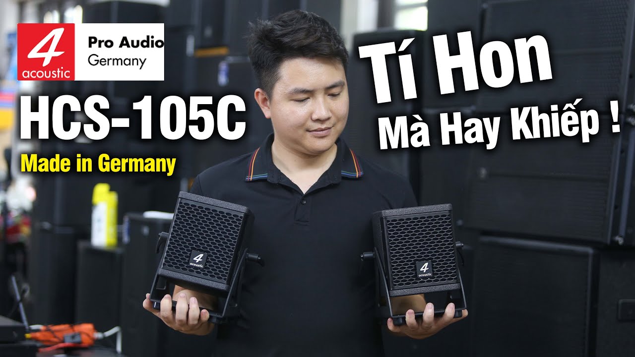 Loa 4Acoustic HCS 105C || Loa Đồng Trục Cao Cấp Driver Neo Cực Hay