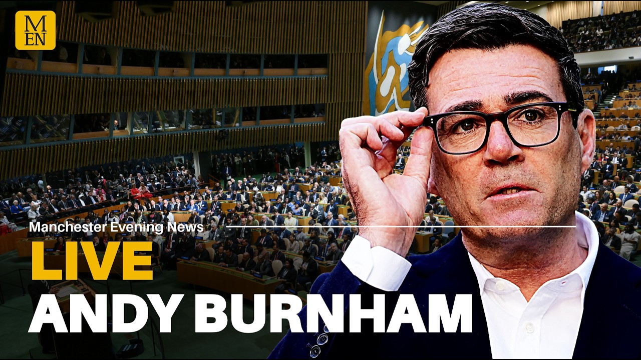 WATCH LIVE: Andy Burnham to speak at the UN General Assembly