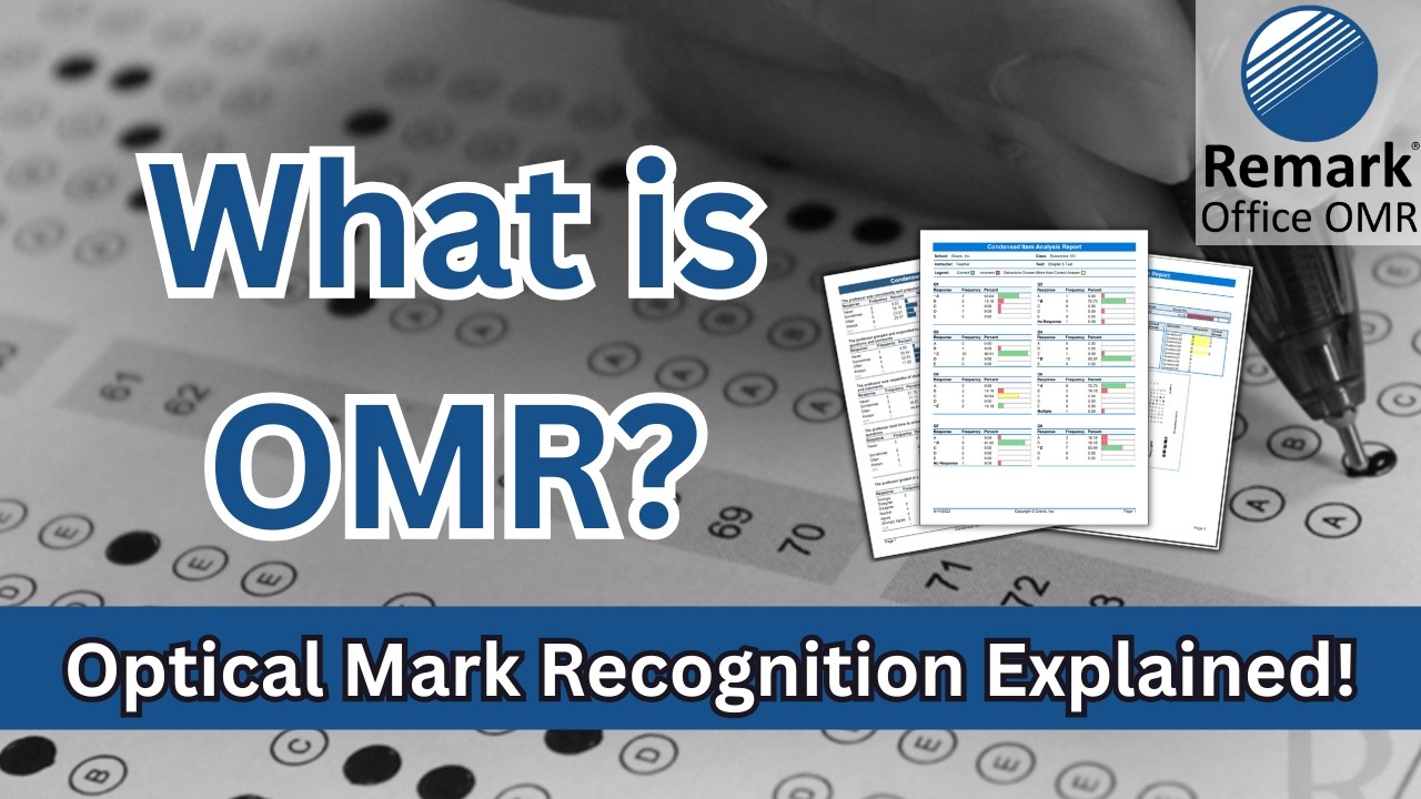 Что такое OMR? (Объяснение оптического распознавания меток)