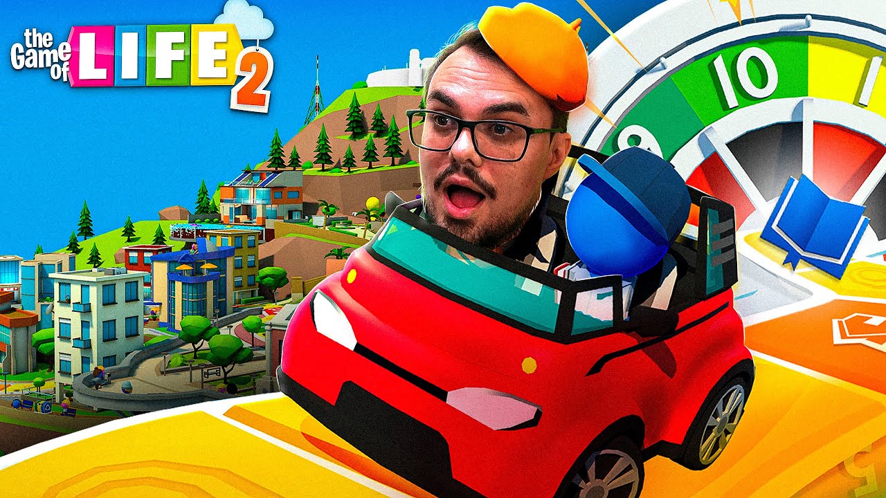 UM PAI DE FAMILIA, UM HERDEIRO, UM AZARADO E UM RICO ESNOBE NO JOGO DA VIDA - The Game of Life 2