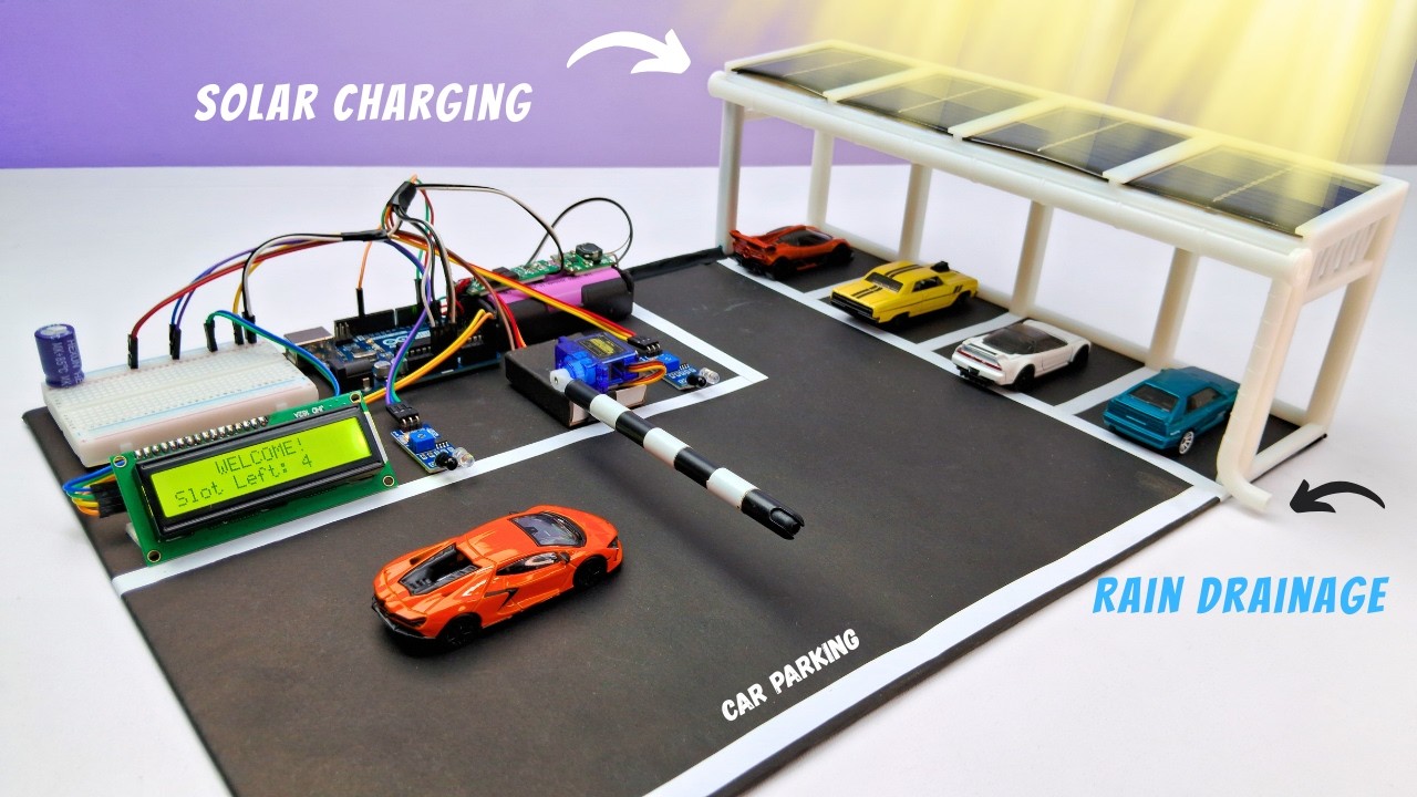 Как создать систему парковки автомобилей с помощью Arduino | Автоматическая система парковки авто...