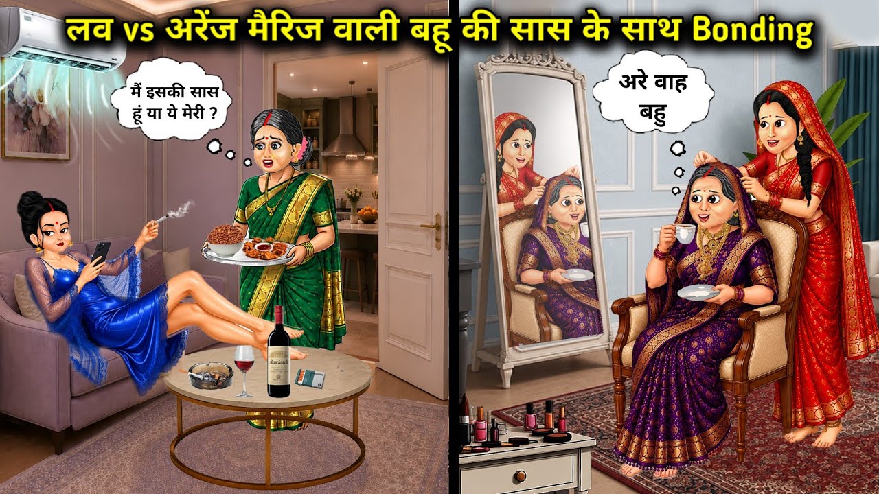 लव vs अरेंज मैरिज वाली बहू की सास के साथ Bonding | Love Vs Arranged Marriage Daughter-In-Law Bonding