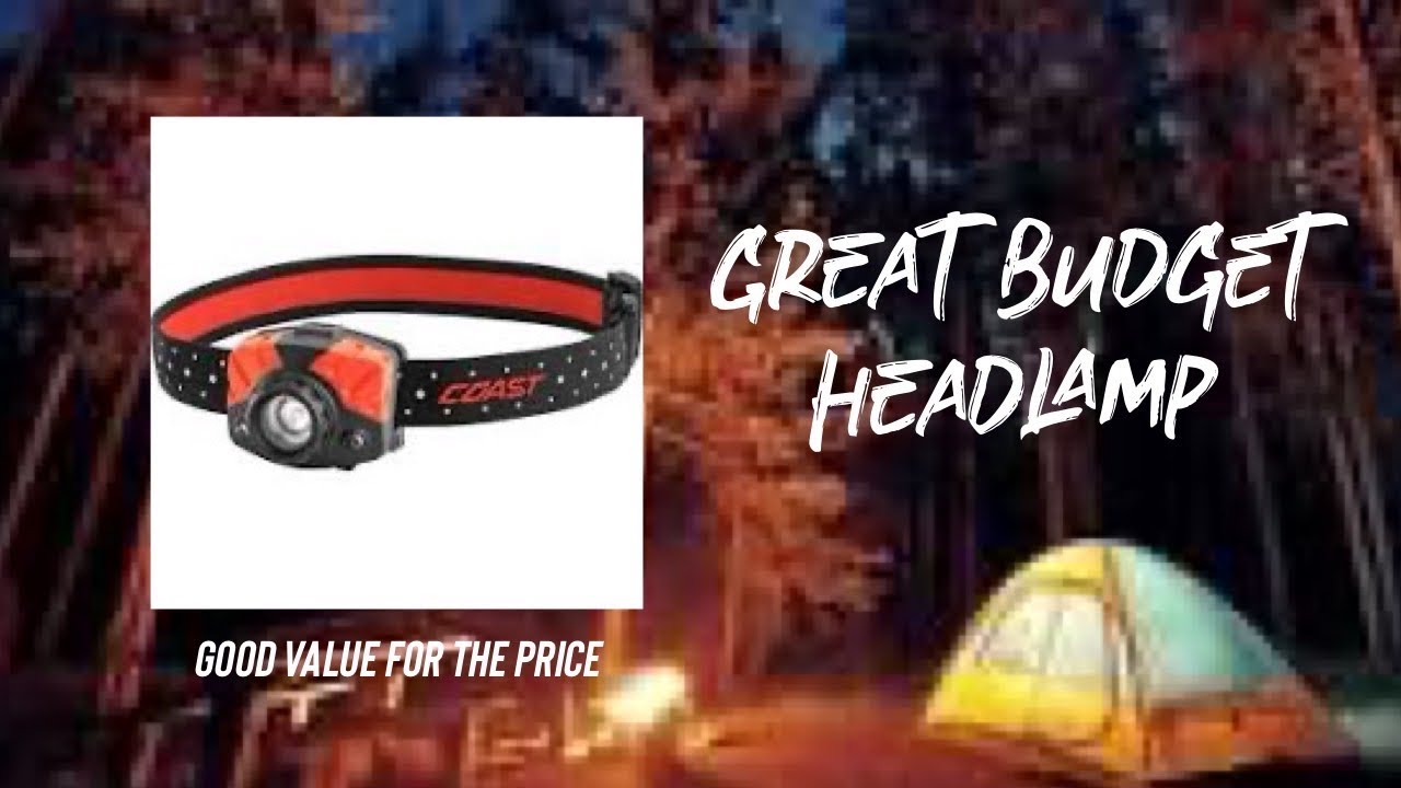 Coast headlamp review | good budget headlamp #camping #hiking