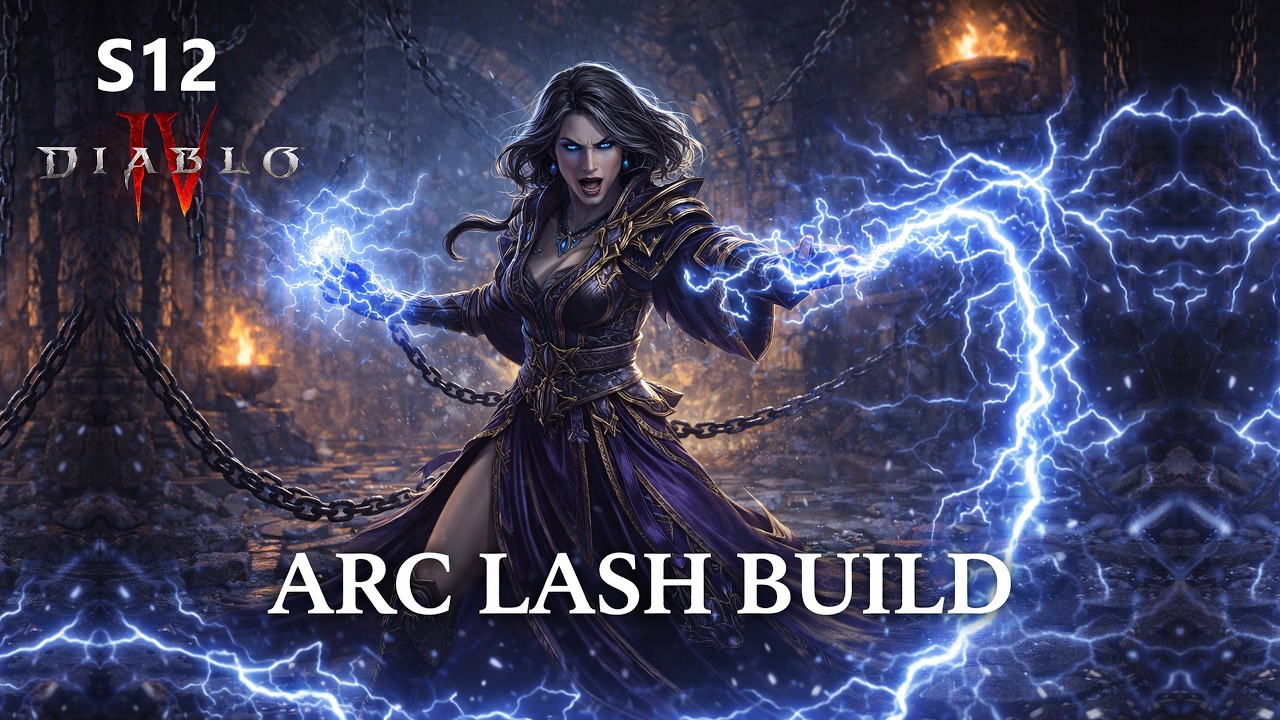 Diablo 4 S12  Arc Lash Sorc Build - Off Meta