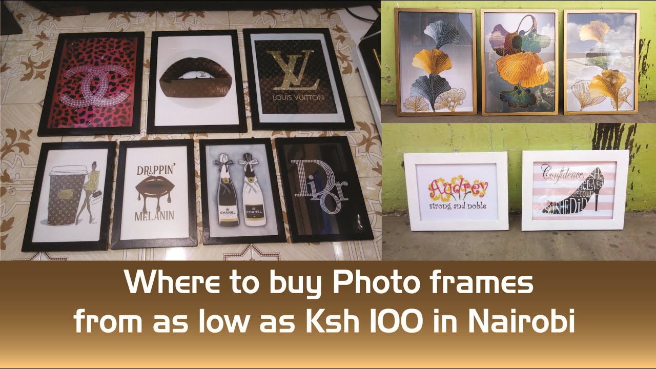 Where to buy Photo frames from as low as Ksh100 in Nairobi - Dunco Frames