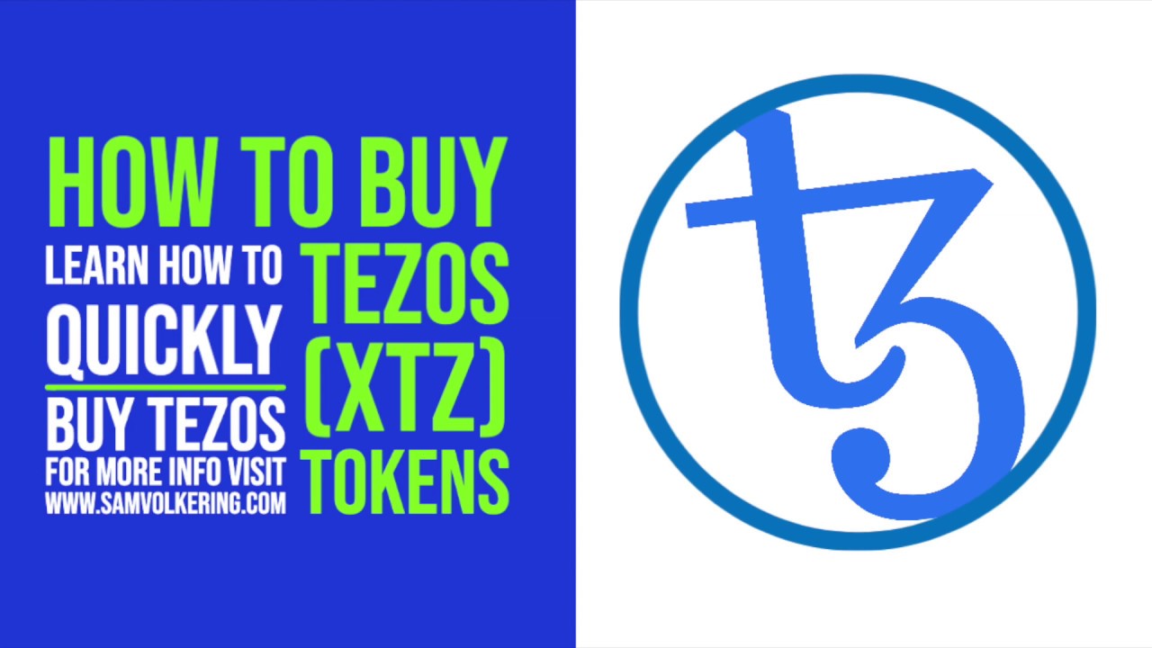 How to Buy Tezos XTZ