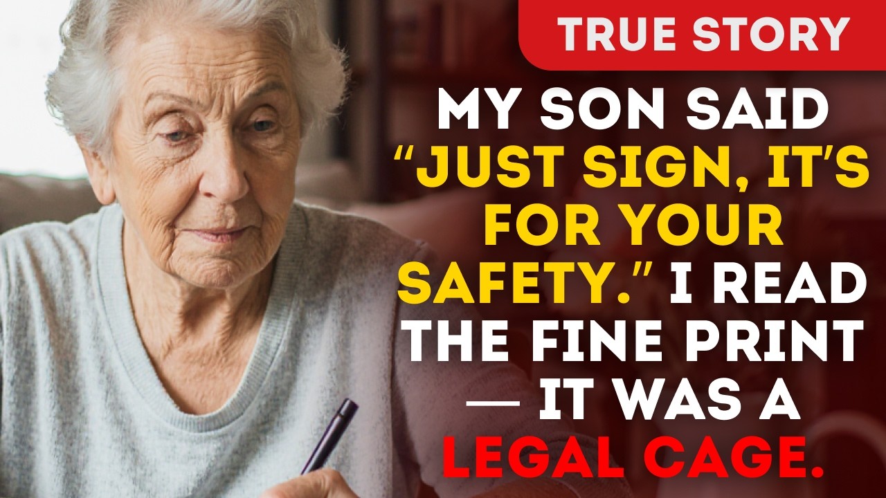 My Son Said “Just Sign, It’s For Your Safety.” I Read The Fine Print — It Was A Legal Cage.