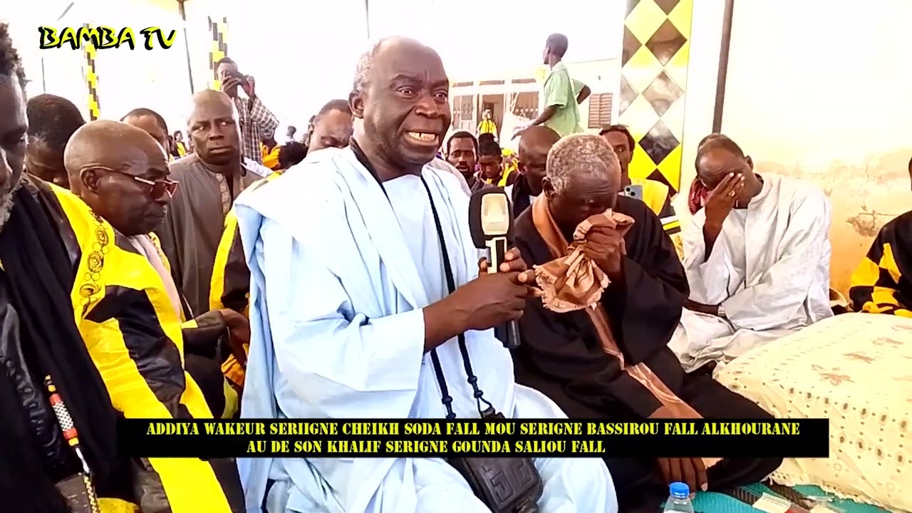 Adiya S Ch Soda Fall Au Prés De S Gounda Saliou Fall Khalifa Serigne Bassirou Alkhourane