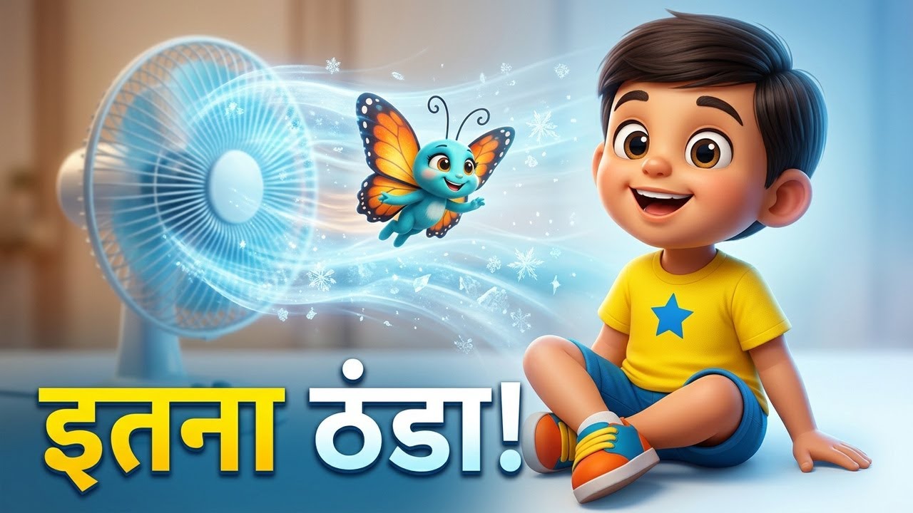 Hindi rhymes | हिन्दी कविता | पंखा गूमे | baby songs | children songs | kids videos | kids rhymes |