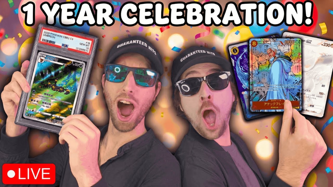 *LIVE RIP & SHIP* - 1 YEAR ANNIVERSARY STREAM! - 5% OFF STOREWIDE! - $500 UMBREON BOUNTY!?