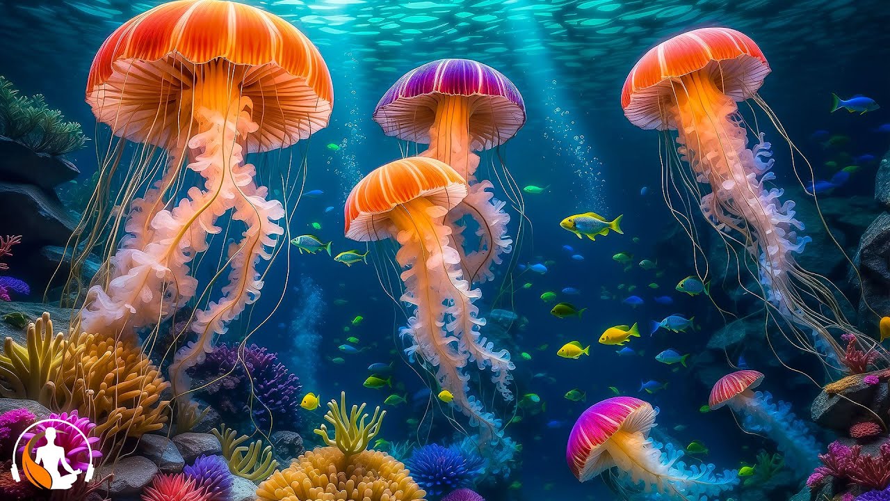 Musica Relajante para Dormir Bien 🐠Liberate del Estres y la Ansiedad,Ayuda a Meditar y Calmarte