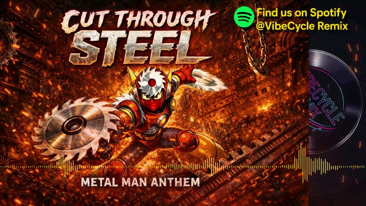 CUT THROUGH STEEL ⚙️ | Metal Man Heavy Metal Anthem | Mega Man 2