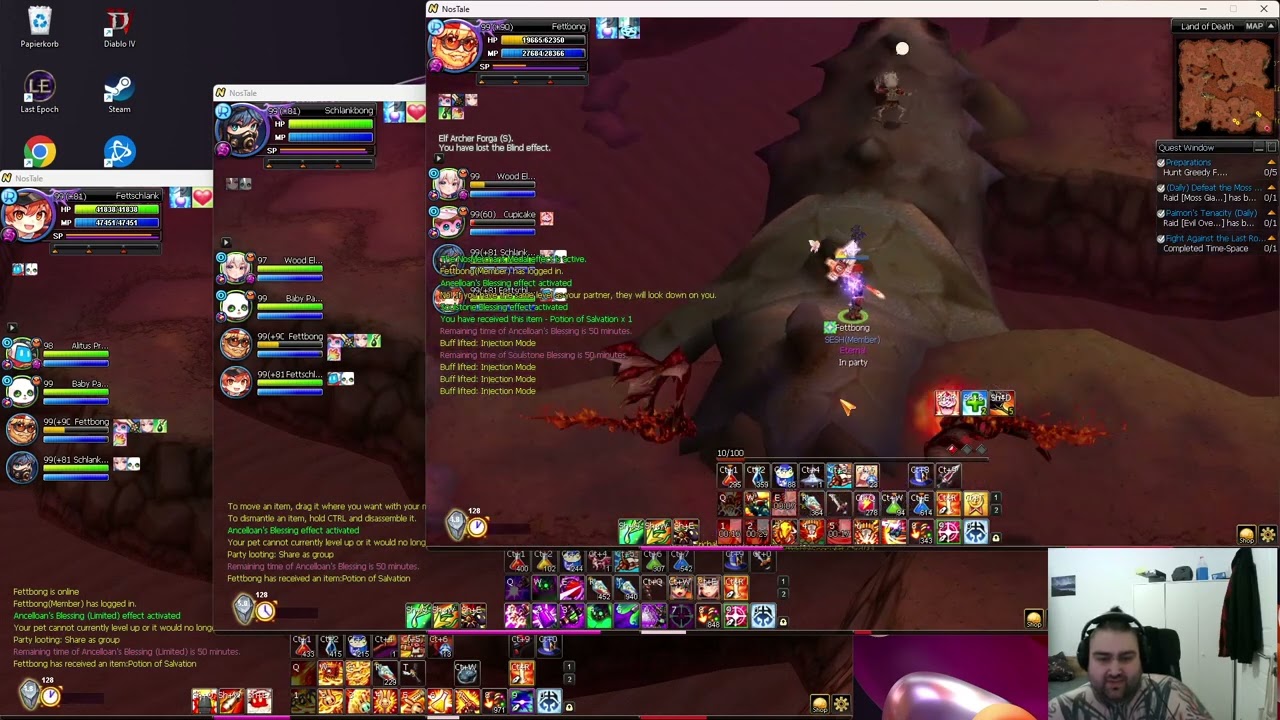 Nostale SP11 Swordsman Stone Breaker Showcase - Stream Highlight