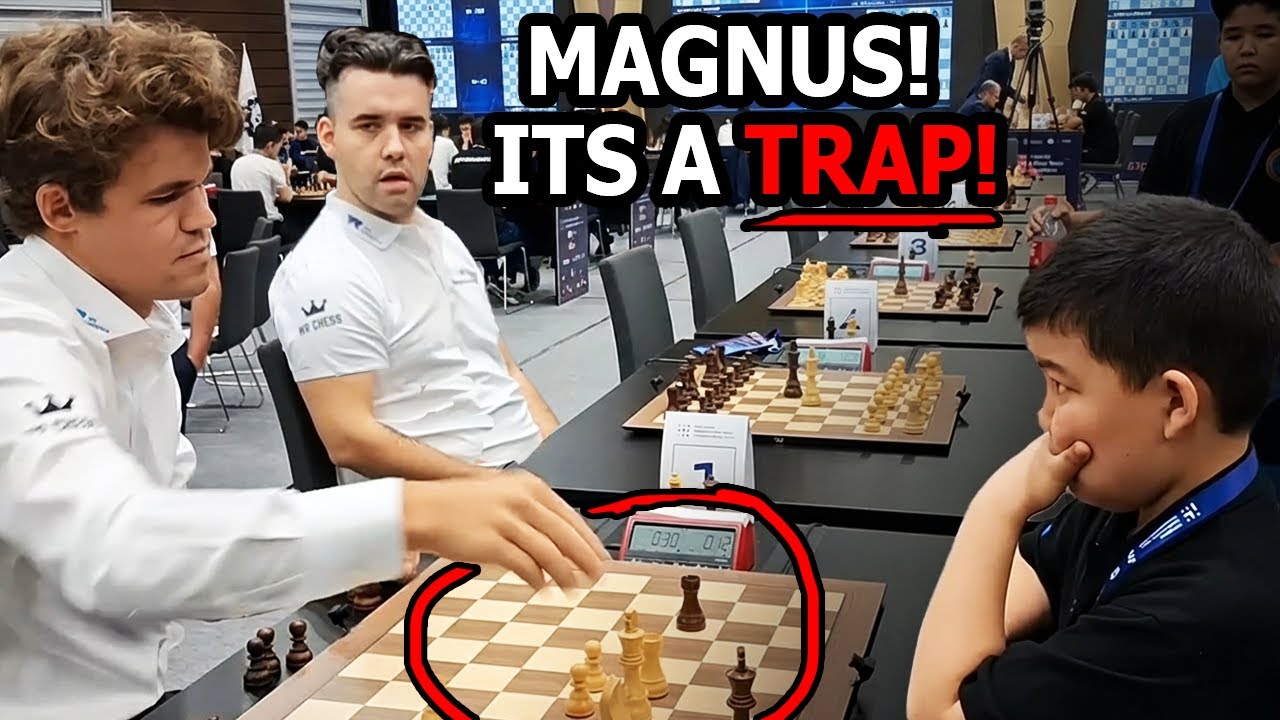 When A Kid Tries To Trick Magnus Carlsen
