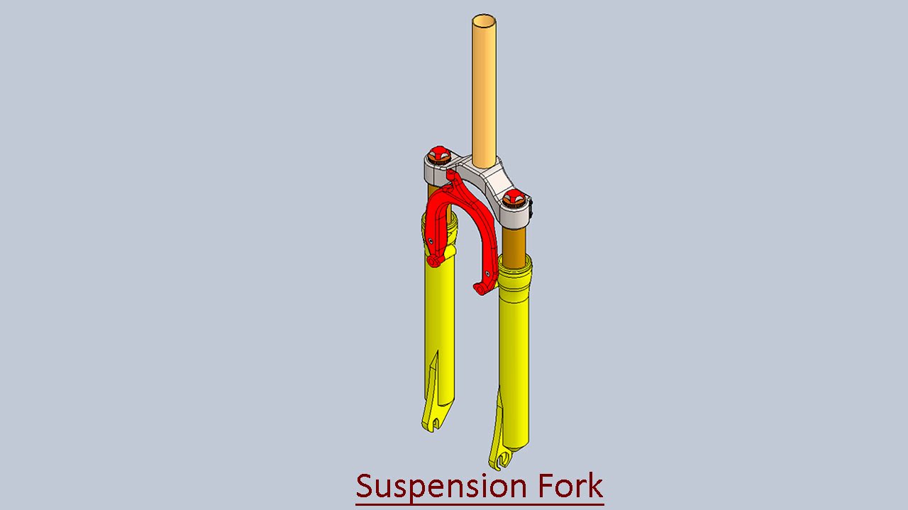 Suspension Fork (Volume-2) Video Tutorial -- SolidWorks
