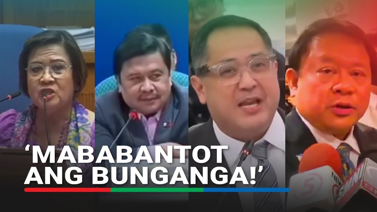 ICYMI | 'Mababantot': De Lima hits Estrada, Suntay, Topacio for misogynistic remarks | ABS-CBN News