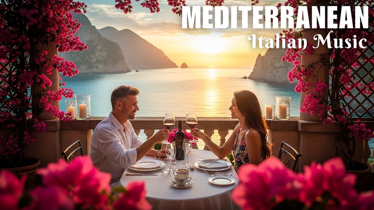 Italian Vibes & Mediterranean Music 🌅 Sunset Coastal Chill Instrumental Mix