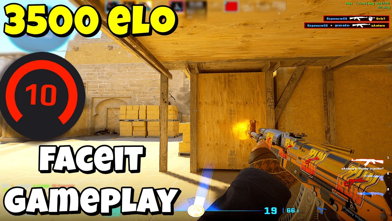 CS2 - Faceit 3500+ ELO | De_Mirage'de &Ccedil;ıtırından Bir COMEBACK! (CS2 Gameplay)🎯