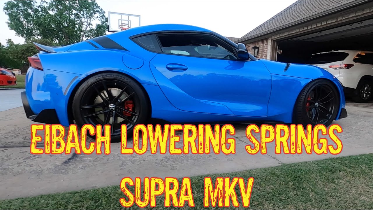 Supra MKV Eibach Lowering Springs