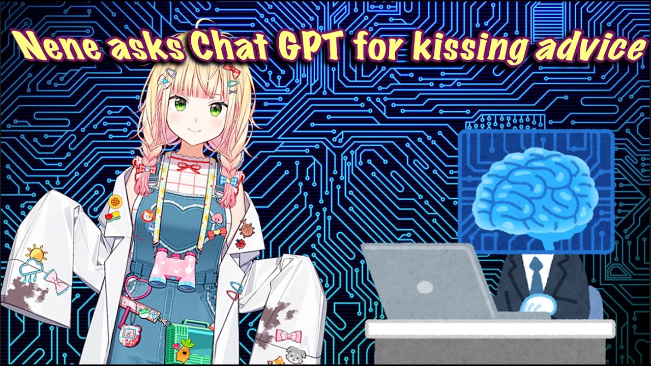 Nene asks Chat GPT for kissing advice EN SUBS