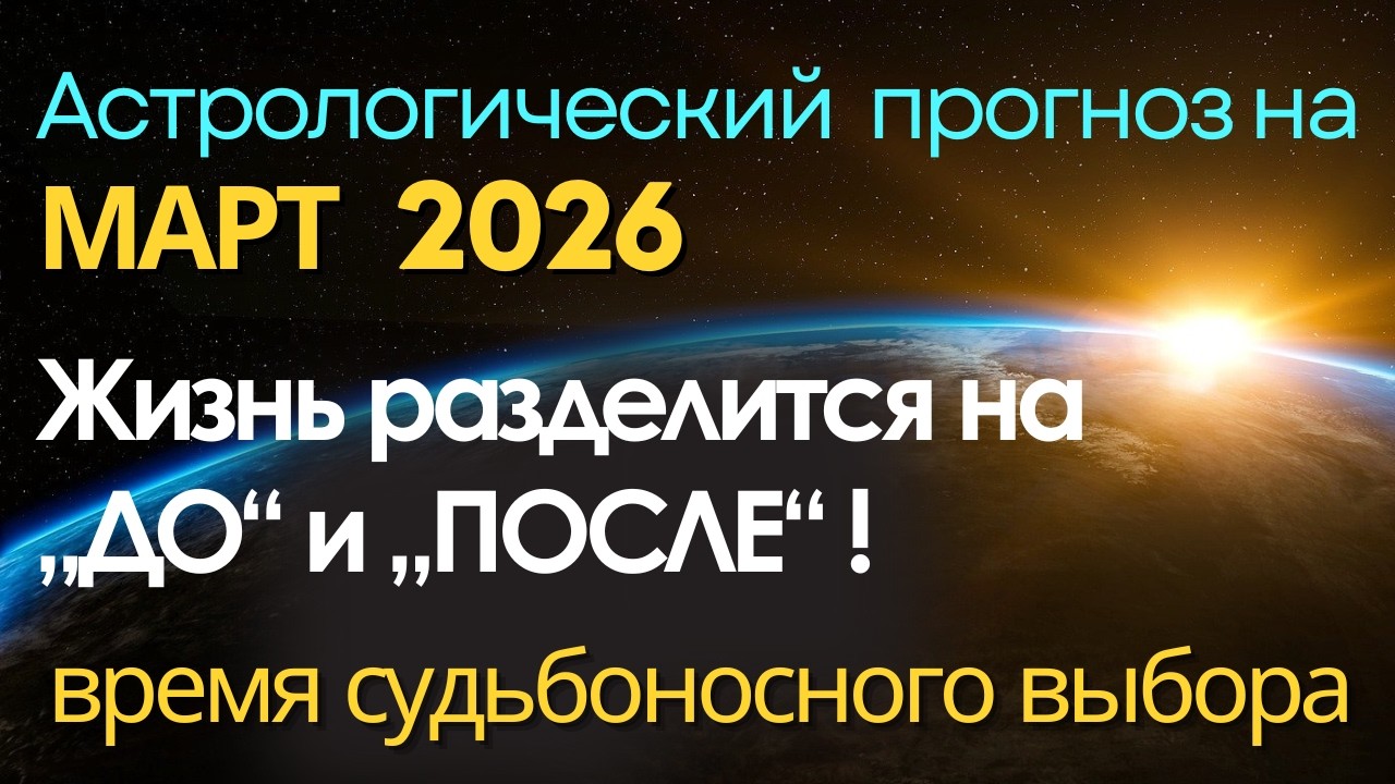 Март 2026: Жизнь разделится на „ДО“ и „ПОСЛЕ“! Время важнейшего выбора