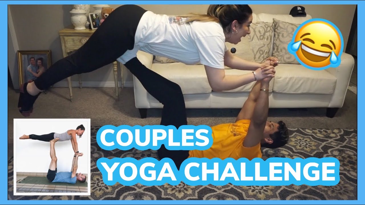 COUPLES YOGA CHALLENGE 😂 | Jasmine León