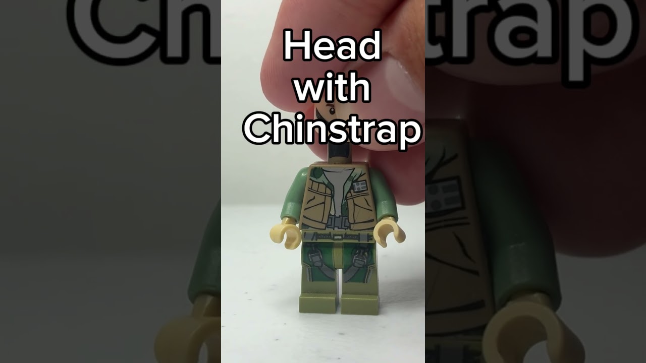 Lego Huey Helicopter Pilot | Purist Custom #lego #historical #minifigures #legomilitary #vietnamwar