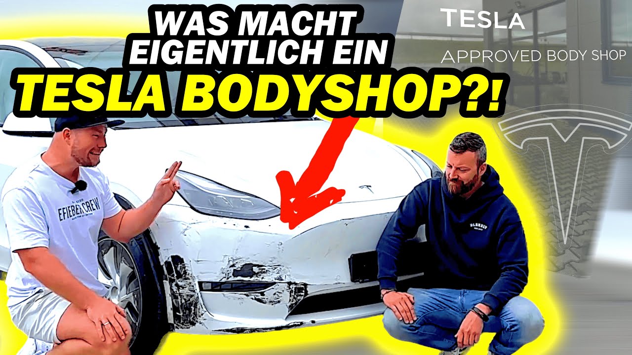 Zu BESUCH beim MODERNSTEN TESLA BODYSHOP Deutschlands | EFIEBER