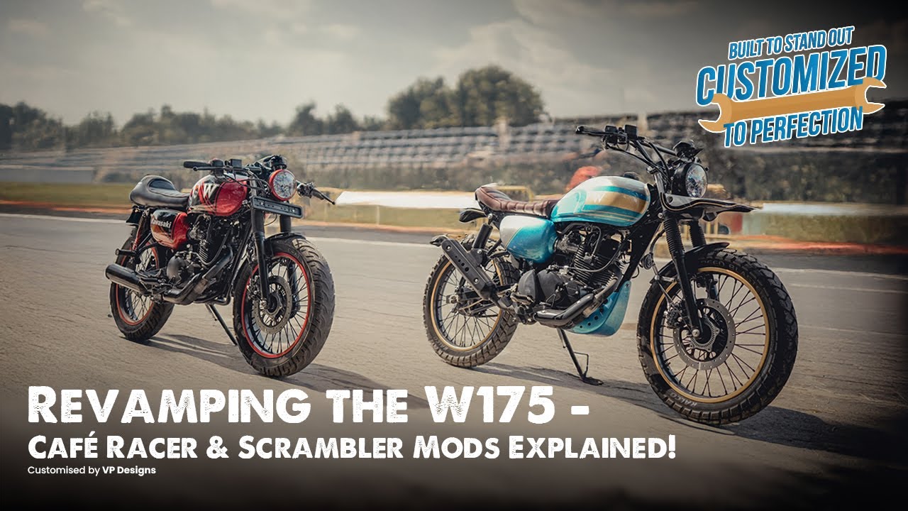 Kawasaki W175 Transformed! Custom Scrambler & Café Racer Build Process