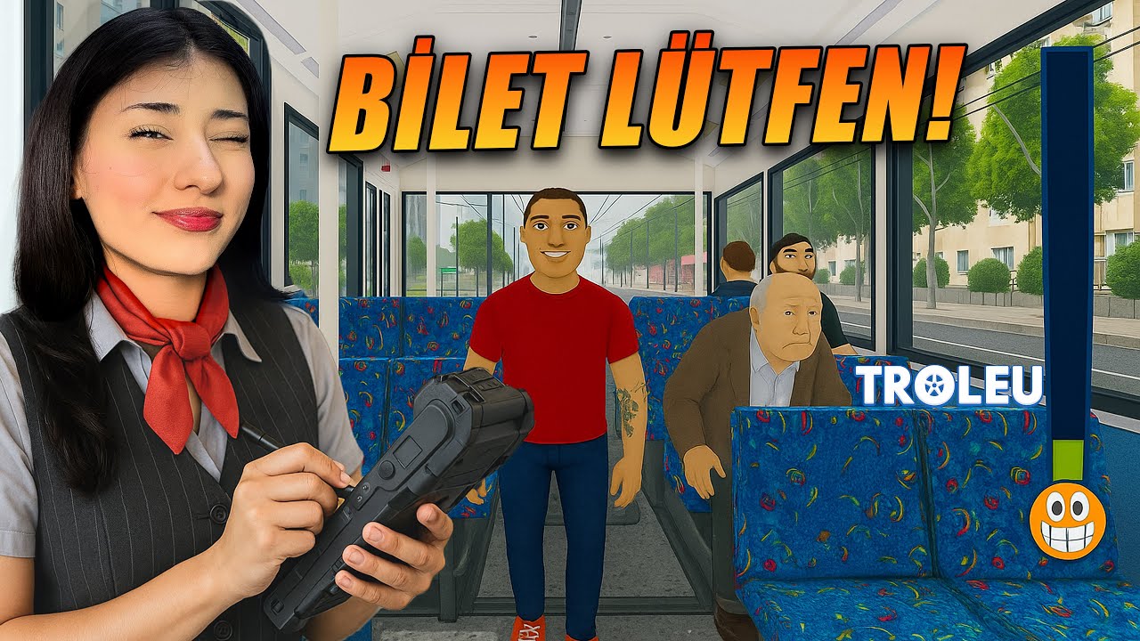OTOBÜSTE BİLET MÜFETTİŞİ OLDUM! | Troleu Türkçe Oynanış