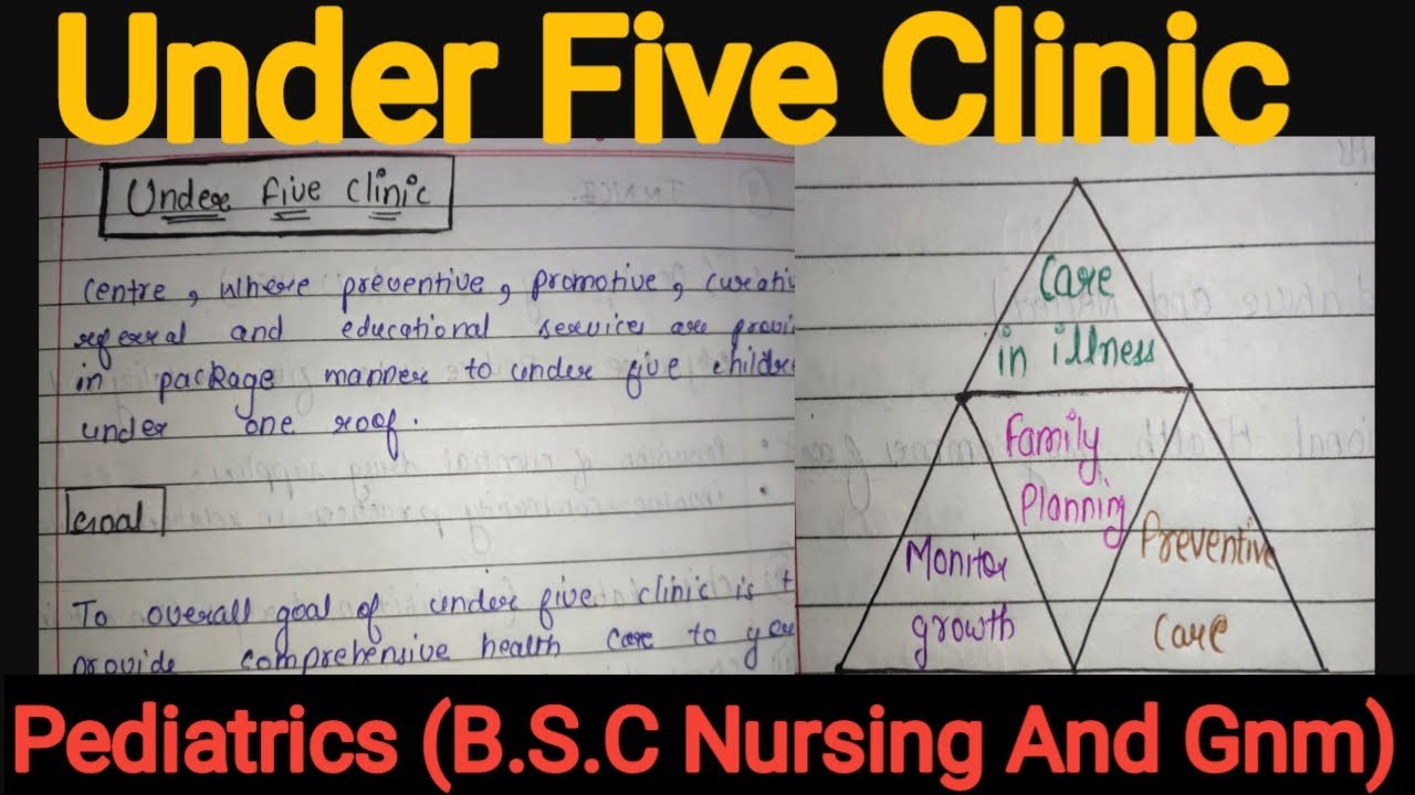 Notes Of  Under Five Clinic in Hindi (Pediatric Nursing)