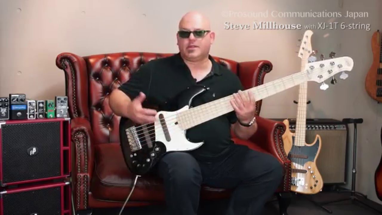 【日本語字幕】Steve Millhouse - XJ-1T 6-string by Xotic Basses - 2015.09.01