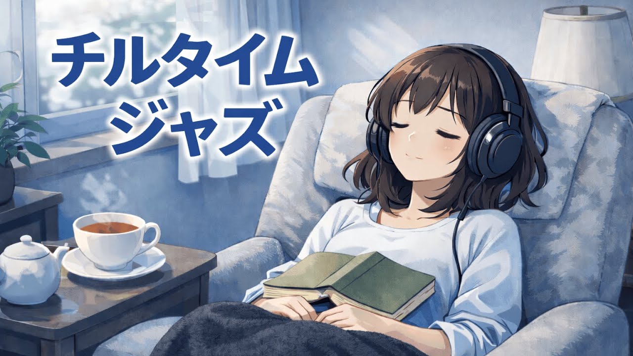 【作業用BGM】チルタイム ジャズ☕️作業・読書・リラックスに最高｜集中できる＋眠れるチルい音楽（紅茶タイム）