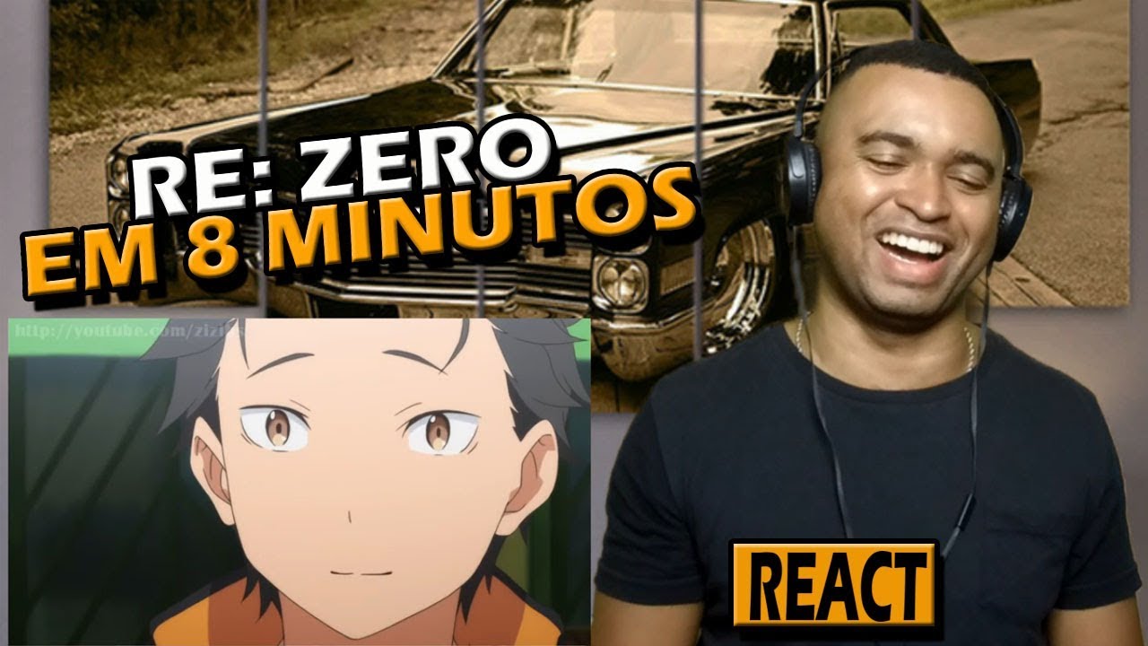 REACT | [Fandub] Re:Zero EM 8 MINUTOS (BR)