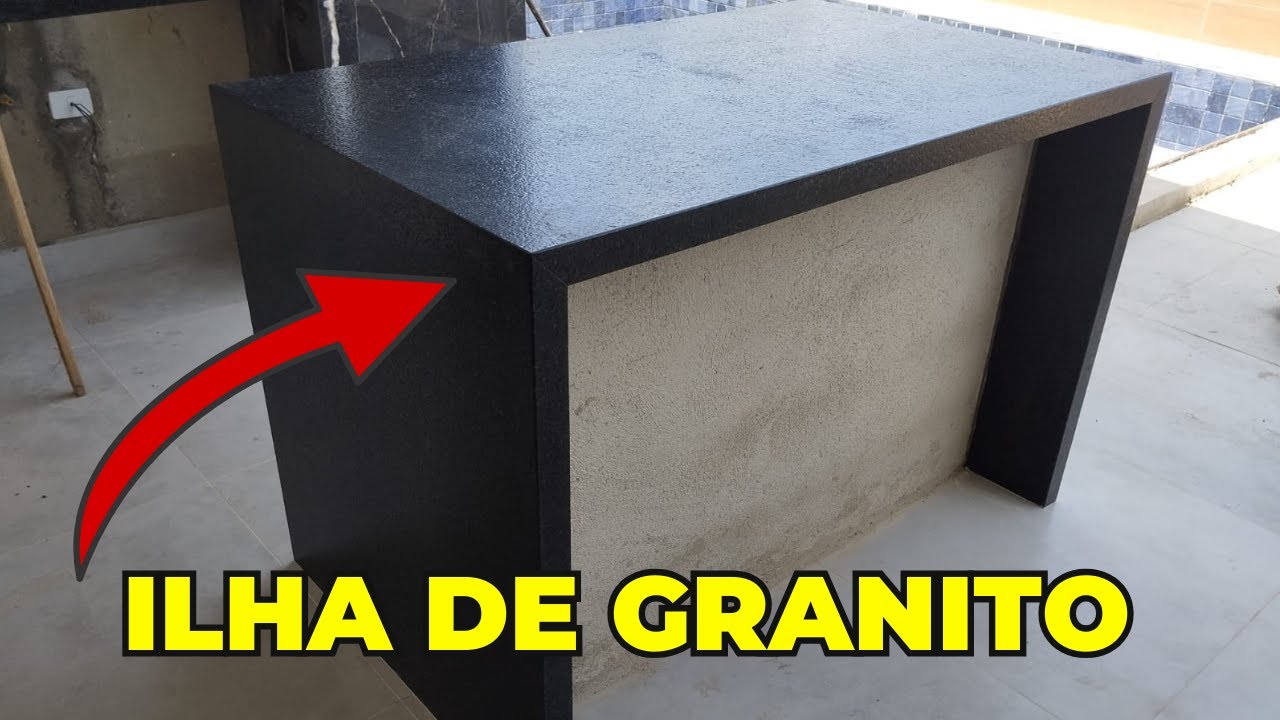 Ilha de Granito em 45 Graus: Passo a Passo de Instalação Perfeita!